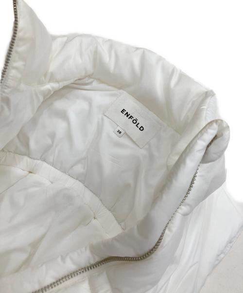 ENFOLD（エンフォルド）ENFOLD (エンフォルド) PADDED VEST ホワイト サイズ:38の古着・服飾アイテム