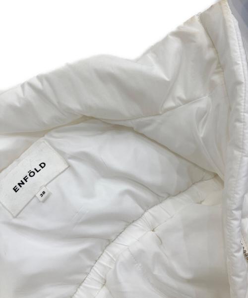 ENFOLD（エンフォルド）ENFOLD (エンフォルド) PADDED VEST ホワイト サイズ:38の古着・服飾アイテム