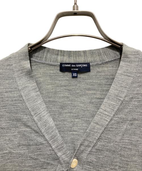 COMME des GARCONS HOMME（コムデギャルソン オム）COMME des GARCONS HOMME (コムデギャルソン オム) 12AW カーディガン グレー サイズ:XSの古着・服飾アイテム