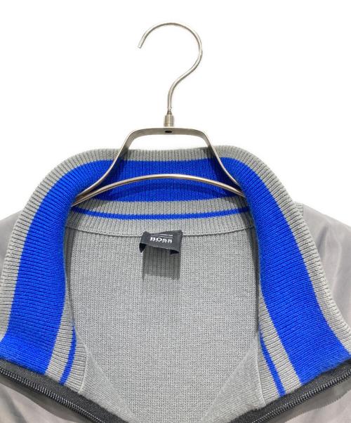 BOSS HUGO BOSS（ボス ヒューゴボス）BOSS HUGO BOSS (ボス ヒューゴボス) 切替ジャケット グレー サイズ:Mの古着・服飾アイテム