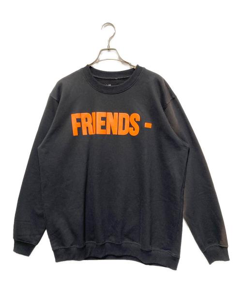 LIVE VLONE DIE VLONE（ヴィーロン）LIVE VLONE DIE VLONE (ヴィーロン) ロゴスウェット ブラック サイズ:XLの古着・服飾アイテム