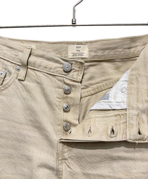 LEVI'S PReMIUM（リーバイス プレミアム）LEVI'S PReMIUM (リーバイス プレミアム) 501’90s デニムパンツ ベージュ サイズ:W24の古着・服飾アイテム
