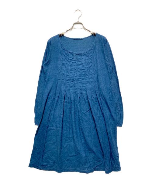 45rpm（45アールピーエム）45rpm (45アールピーエム) カットソーワンピース インディゴ サイズ:2の古着・服飾アイテム