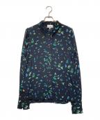 GANNIガニー）の古着「花柄シャツ」｜ブラック