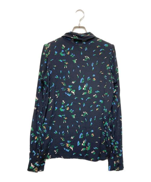 GANNI（ガニー）Ganni (ガニー) 花柄シャツ ブラック サイズ:34の古着・服飾アイテム
