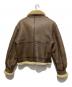 ALL STATELAND (オール ステイトランド) B-3 ムートンフライトジャケット ブラウン サイズ:M：17000円