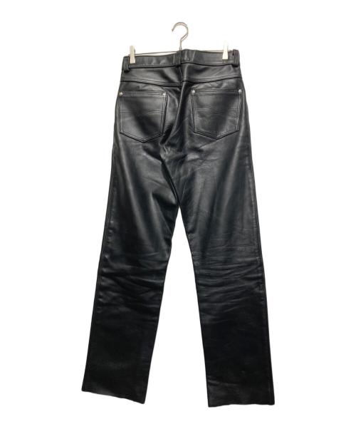 Schott（ショット）Schott (ショット) 600 レザーパンツ ブラック サイズ:W32の古着・服飾アイテム