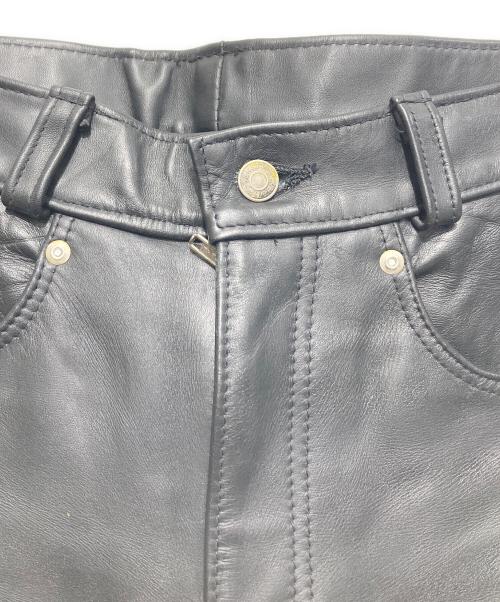 Schott（ショット）Schott (ショット) 600 レザーパンツ ブラック サイズ:W32の古着・服飾アイテム