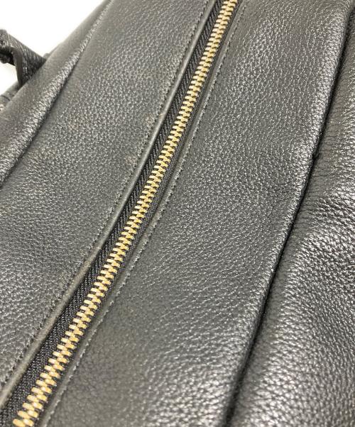 aucentic（オーセンティック）aucentic (オーセンティック) フルグレインレザーバックパック ブラックの古着・服飾アイテム