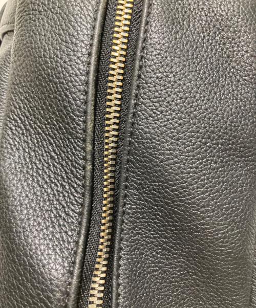 aucentic（オーセンティック）aucentic (オーセンティック) フルグレインレザーバックパック ブラックの古着・服飾アイテム