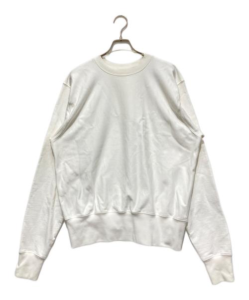 Maison Margiela（メゾンマルジェラ）Maison Margiela (メゾンマルジェラ) コットンジャージースウェットシャツ ホワイト サイズ:50の古着・服飾アイテム