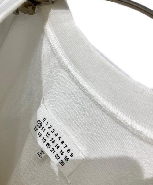 Maison Margiela（メゾンマルジェラ）Maison Margiela (メゾンマルジェラ) コットンジャージースウェットシャツ ホワイト サイズ:50の古着・服飾アイテム