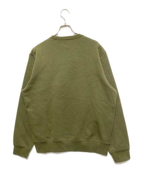 POLO RALPH LAUREN（ポロ・ラルフローレン）POLO RALPH LAUREN (ポロ・ラルフローレン) ポケットクルーネックスウェット グリーン サイズ:Lの古着・服飾アイテム