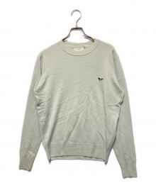 maison kitsune（メゾンキツネ）の古着「ロゴニット」｜グリーン
