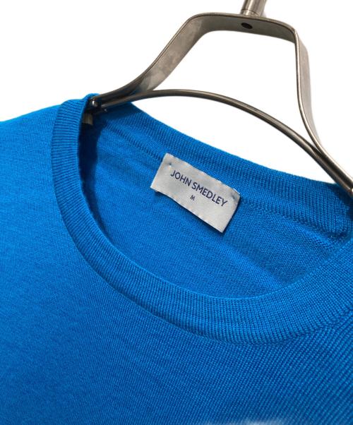 JOHN SMEDLEY（ジョンスメドレー）JOHN SMEDLEY (ジョンスメドレー) ウールニット ブルー サイズ:Mの古着・服飾アイテム