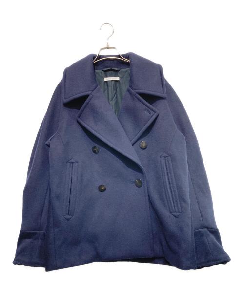 CURRENTAGE（カレンテージ）CURRENTAGE (カレンテージ) WOOL BEAVER ピーコート ネイビー サイズ:Sの古着・服飾アイテム