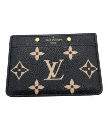 LOUIS VUITTON（ルイ ヴィトン）の古着「ポルトカルト・サーンプールカードケース」｜ブラック