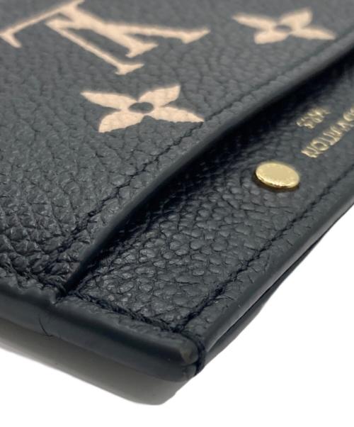 LOUIS VUITTON（ルイ ヴィトン）LOUIS VUITTON (ルイ ヴィトン) ポルトカルト・サーンプールカードケース ブラックの古着・服飾アイテム