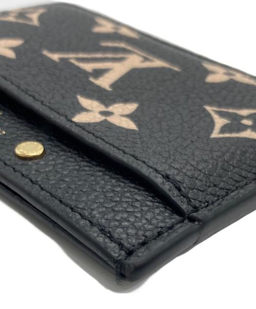 LOUIS VUITTON（ルイ ヴィトン）LOUIS VUITTON (ルイ ヴィトン) ポルトカルト・サーンプールカードケース ブラックの古着・服飾アイテム