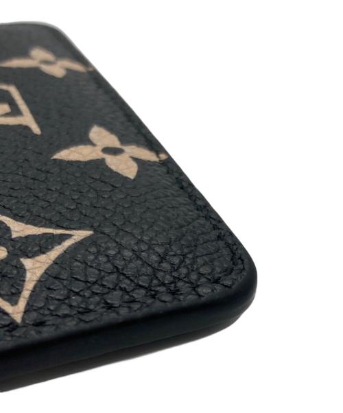 LOUIS VUITTON（ルイ ヴィトン）LOUIS VUITTON (ルイ ヴィトン) ポルトカルト・サーンプールカードケース ブラックの古着・服飾アイテム