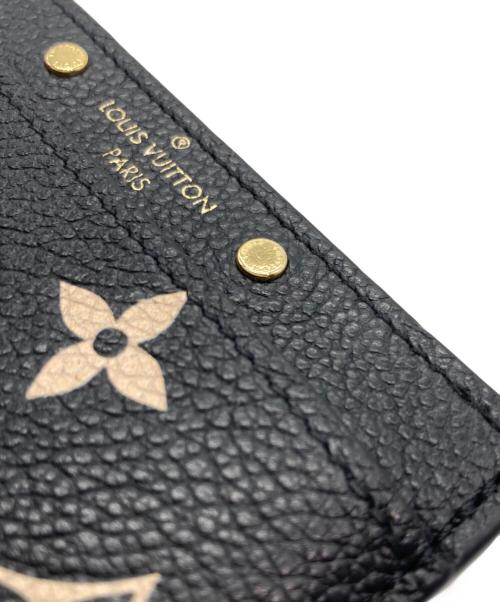 LOUIS VUITTON（ルイ ヴィトン）LOUIS VUITTON (ルイ ヴィトン) ポルトカルト・サーンプールカードケース ブラックの古着・服飾アイテム