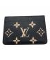 LOUIS VUITTON (ルイ ヴィトン) ポルトカルト・サーンプールカードケース ブラック：40000円