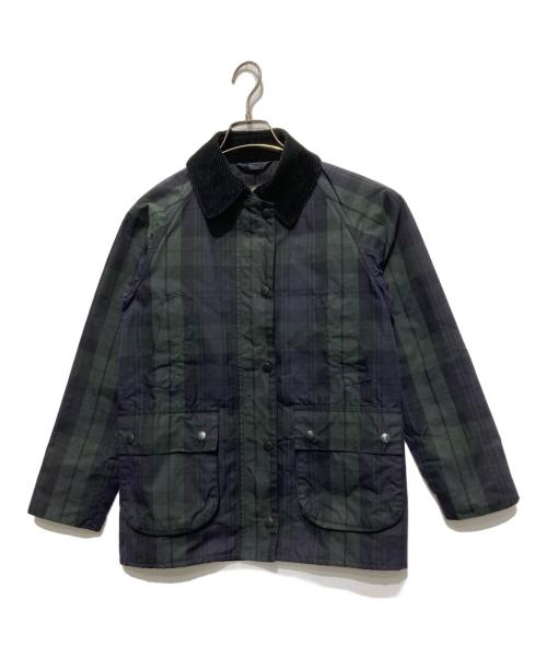 Barbour（バブアー）Barbour (バブアー) BEDALE  ブラックウォッチ オイルドジャケット ネイビー×グリーン サイズ:Sの古着・服飾アイテム