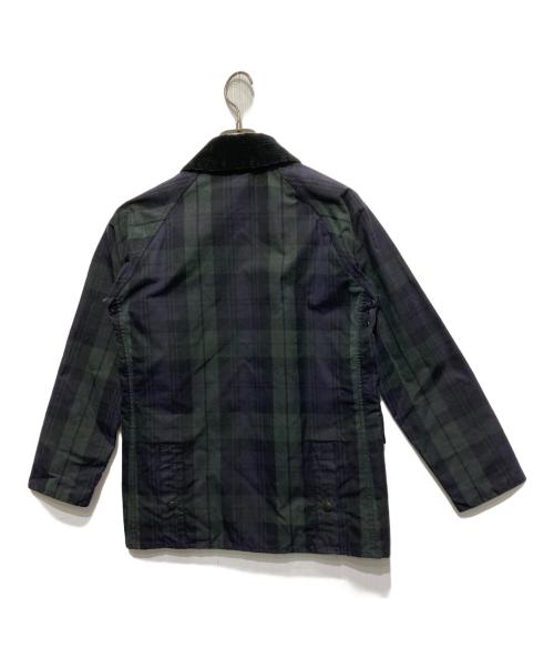 Barbour（バブアー）Barbour (バブアー) BEDALE  ブラックウォッチ オイルドジャケット ネイビー×グリーン サイズ:Sの古着・服飾アイテム