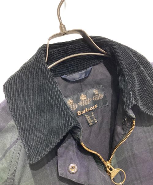 Barbour（バブアー）Barbour (バブアー) BEDALE  ブラックウォッチ オイルドジャケット ネイビー×グリーン サイズ:Sの古着・服飾アイテム