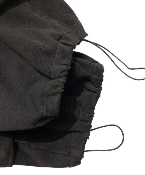 CHIKASHITSU PLUS HIGH（チカシツプラス）CHIKASHITSU PLUS HIGH (チカシツプラス) pocket dirty wash sweat cargo pants ブラック サイズ:1の古着・服飾アイテム