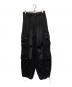 CHIKASHITSU PLUS HIGH（チカシツプラス）の古着「pocket dirty wash sweat cargo pants」｜ブラック
