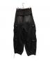 CHIKASHITSU PLUS HIGH (チカシツプラス) pocket dirty wash sweat cargo pants ブラック サイズ:1：7000円