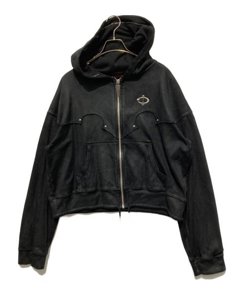 SKOOT（スクート）SKOOT (スクート) Burnout Hoodie ブラック サイズ:Freeの古着・服飾アイテム