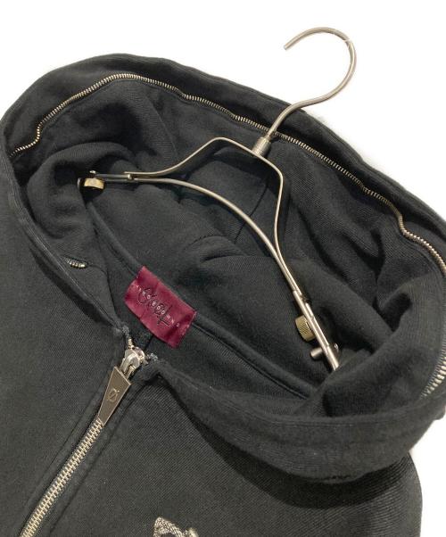 SKOOT（スクート）SKOOT (スクート) Burnout Hoodie ブラック サイズ:Freeの古着・服飾アイテム