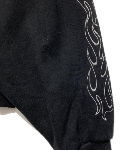 ESC STUDIO（イーエスシーステュディオ）ESC STUDIO (イーエスシーステュディオ) rockstern hoodie zip-up/ジップパーカー/Y2K ブラック サイズ:Freeの古着・服飾アイテム