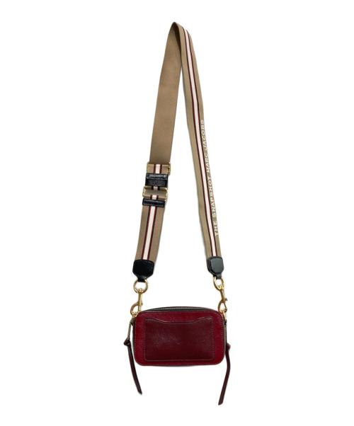 MARC JACOBS（マークジェイコブス）MARC JACOBS (マークジェイコブス) ショルダーバッグ レッド×ベージュの古着・服飾アイテム