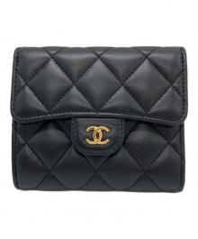 CHANEL（シャネル）の古着「コンパクトウォレット」｜ブラック