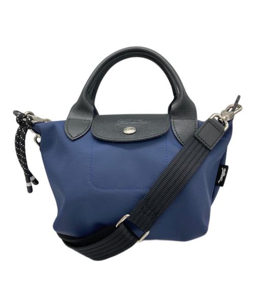 LONGCHAMP（ロンシャン）LONGCHAMP (ロンシャン) ル プリアージュ エナジー XS トップハンドルバッグ ネイビーの古着・服飾アイテム