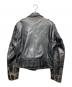 Schott (ショット) ダブルレザージャケット ブラック サイズ:38：17000円