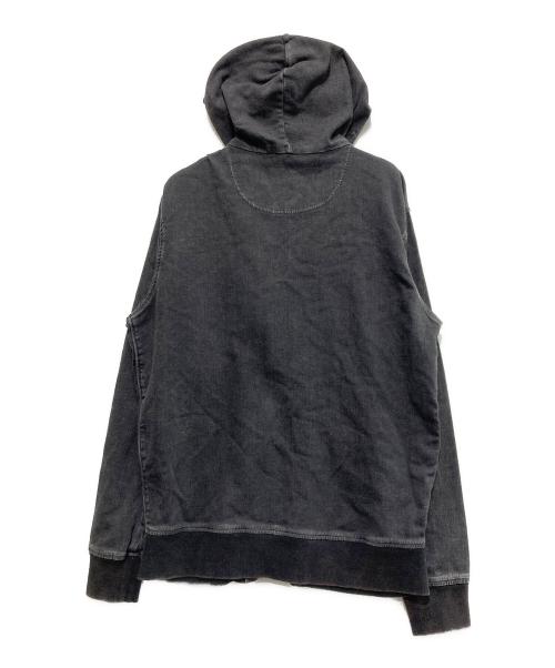 DIESEL（ディーゼル）DIESEL (ディーゼル) D-Gir Track Denim Hoodie / D-GIR-NE ブラック サイズ:Lの古着・服飾アイテム