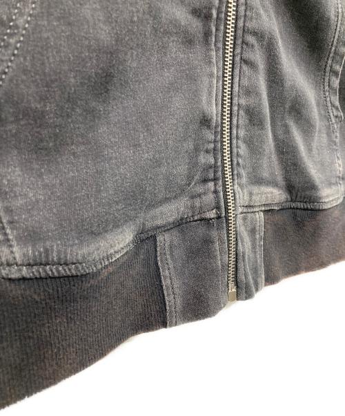 DIESEL（ディーゼル）DIESEL (ディーゼル) D-Gir Track Denim Hoodie / D-GIR-NE ブラック サイズ:Lの古着・服飾アイテム