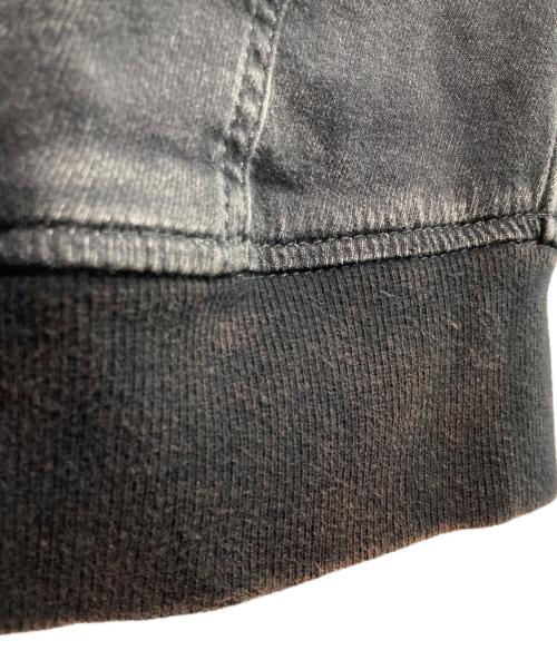 DIESEL（ディーゼル）DIESEL (ディーゼル) D-Gir Track Denim Hoodie / D-GIR-NE ブラック サイズ:Lの古着・服飾アイテム