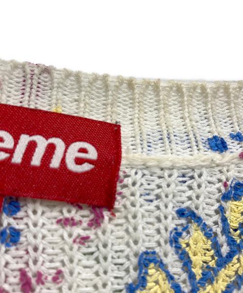 SUPREME（シュプリーム）Supreme (シュプリーム) 24SS Printed Paisley Sweater ベージュ サイズ:XXLの古着・服飾アイテム