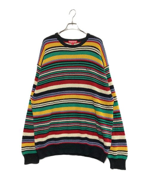 SUPREME（シュプリーム）SUPREME (シュプリーム) 23AW Small BOX Ribbed  Sweater マルチカラー サイズ:XLの古着・服飾アイテム