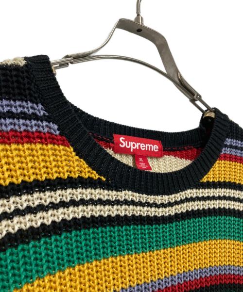 SUPREME（シュプリーム）SUPREME (シュプリーム) 23AW Small BOX Ribbed  Sweater マルチカラー サイズ:XLの古着・服飾アイテム