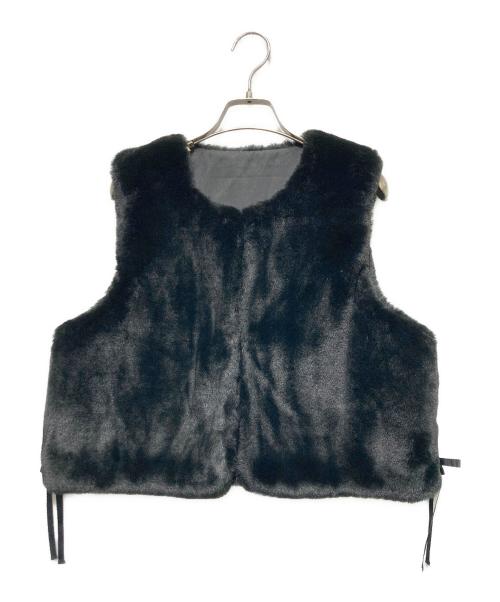 TO BE CHIC（トゥービーシック）TO BE CHIC (トゥービーシック) フェイクファーコンビジレ ブラック サイズ:不明 未使用品の古着・服飾アイテム