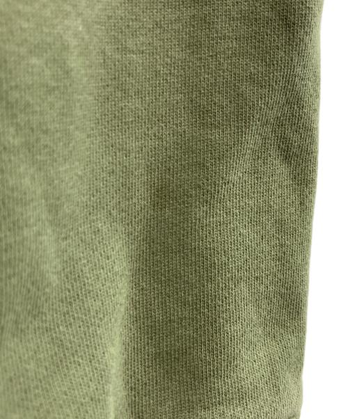 maison kitsune（メゾンキツネ）maison kitsune (メゾンキツネ) GREY FOX HEAD PATCH スウェット カーキ サイズ:Lの古着・服飾アイテム