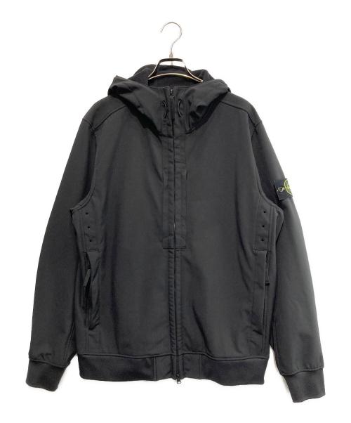STONE ISLAND（ストーンアイランド）STONE ISLAND (ストーンアイランド) ソフトシェルジャケット ブラック サイズ:XLの古着・服飾アイテム