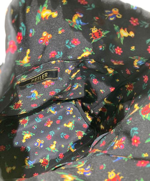 FEILER（フェイラー）FEILER (フェイラー) ハイジ バッグ ブラックの古着・服飾アイテム