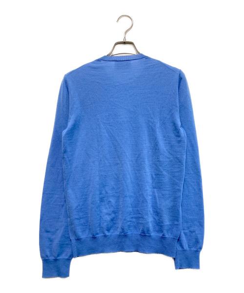 PRADA（プラダ）PRADA (プラダ) クルーネックニット ブルー サイズ:42の古着・服飾アイテム